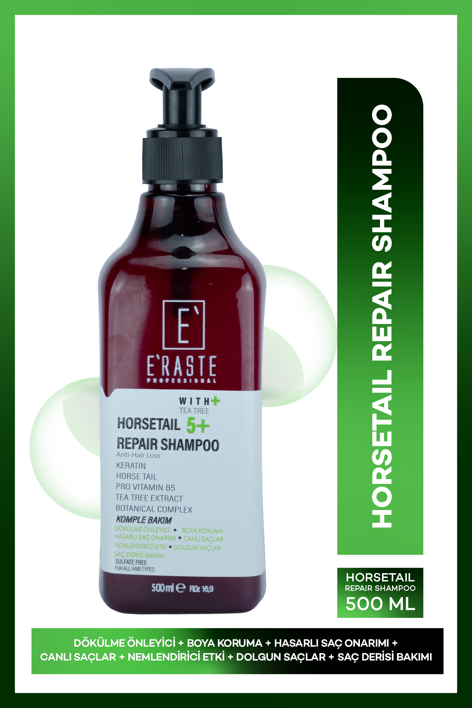 Horsetail Repair Şampuan 500ML - Görsel 3