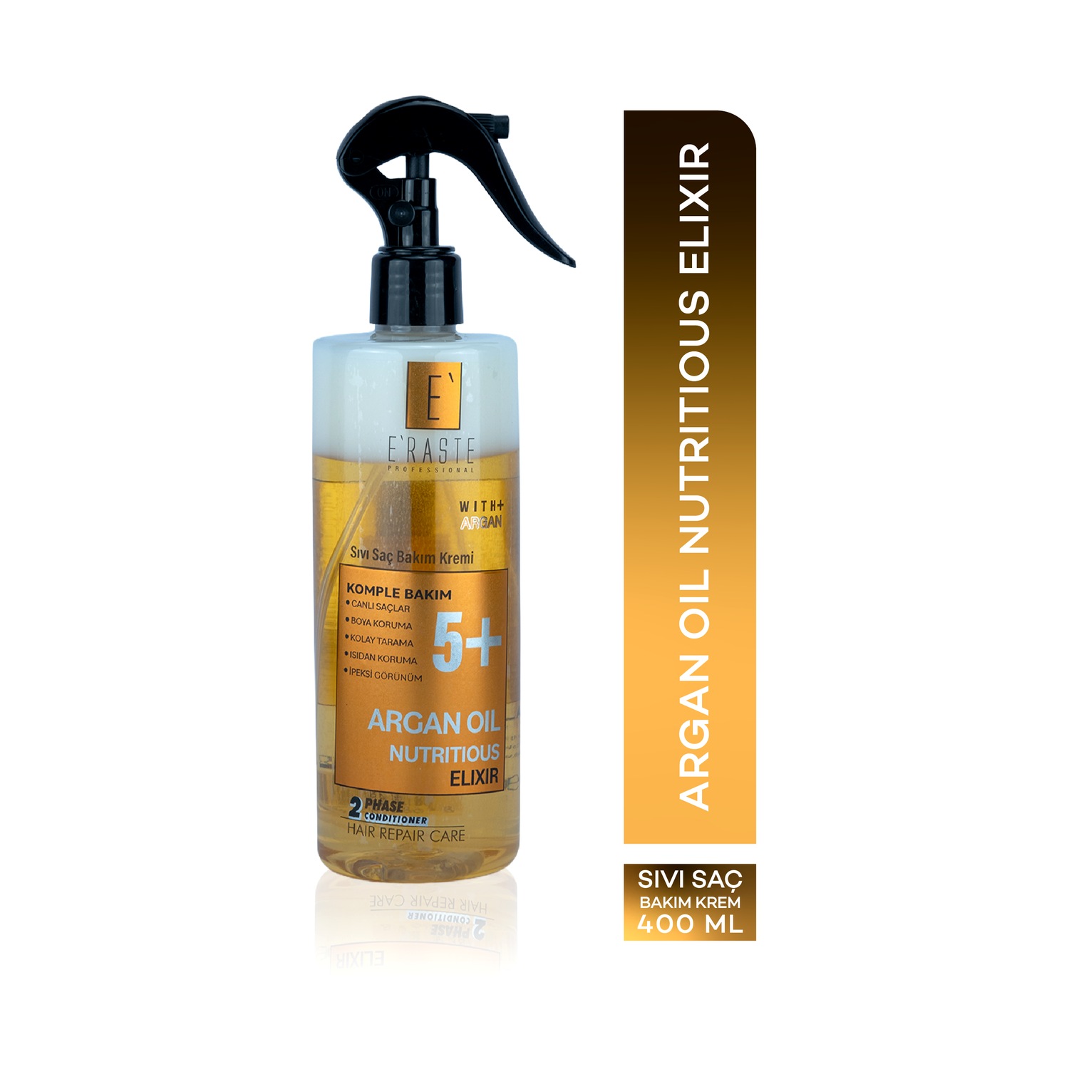 Arganlı Sıvı Saç Bakım Kremi 400ml - Eraste Professional ürün görseli
