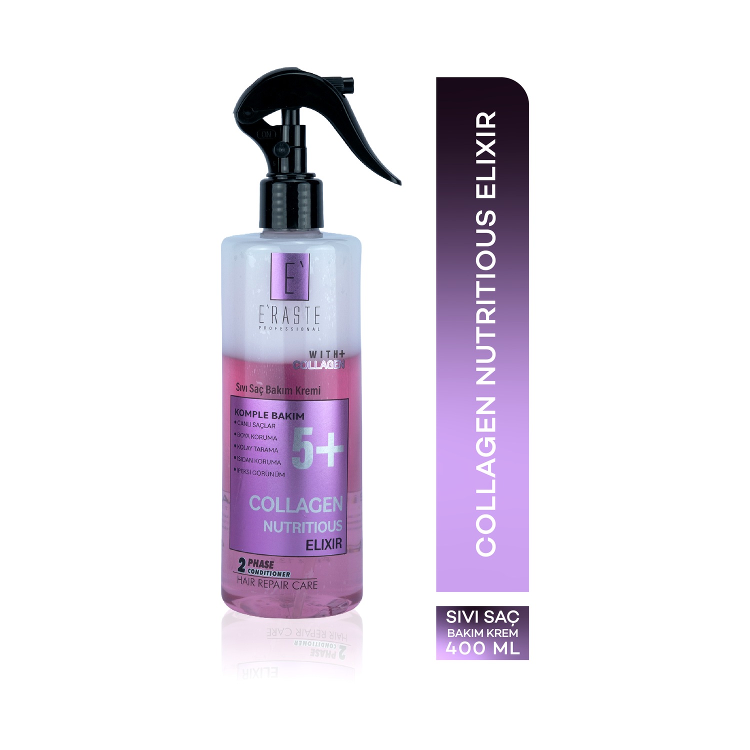 Collagen Sıvı Saç Bakım Kremi 400ML - Eraste Professional ürün görseli