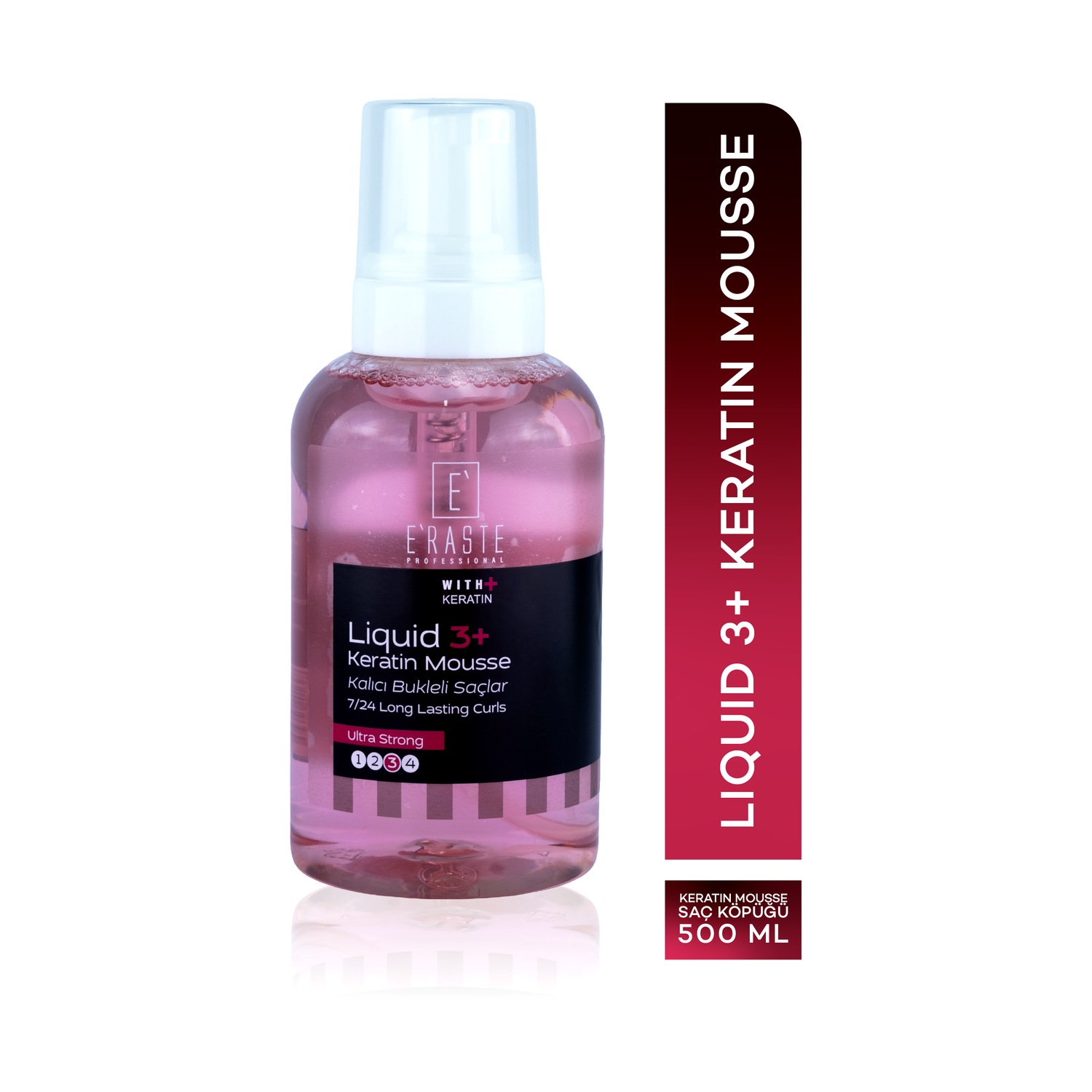 Saç Köpüğü Liquid 3+ 500ml - Eraste Professional ürün görseli