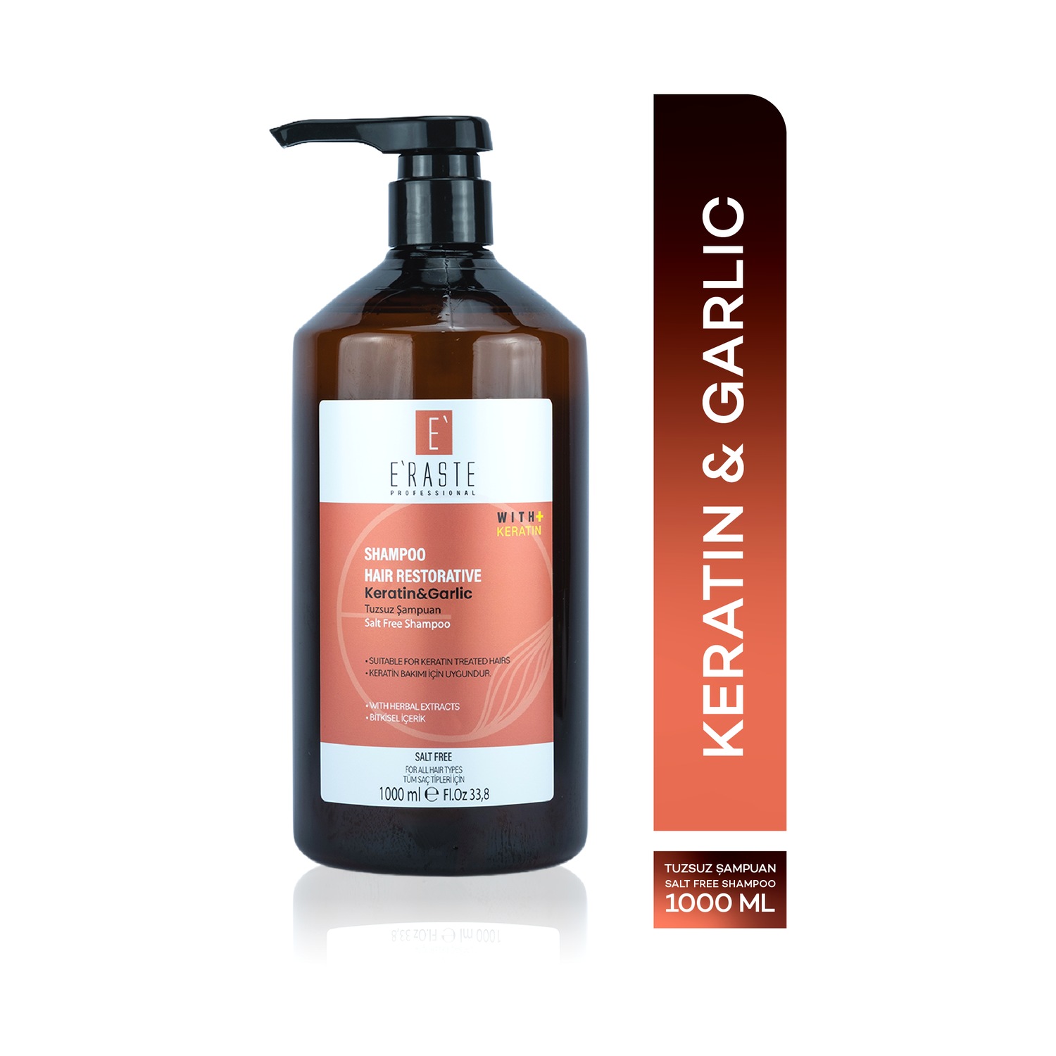 Tuzsuz Sampuan 1000ml - Eraste Professional ürün görseli